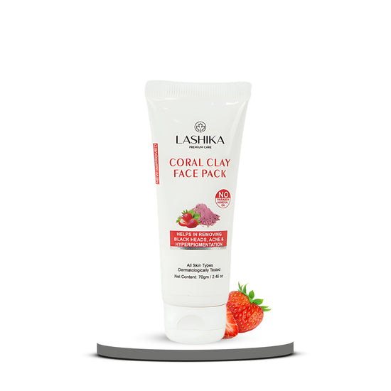 Lashika Coral Clay Face Pack - 70gm