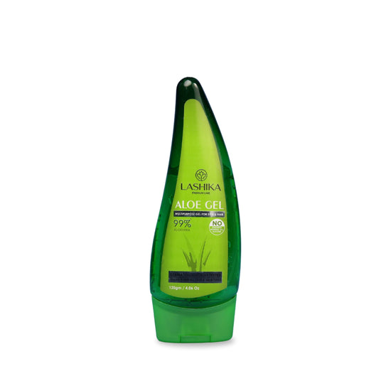  Lashika Aloe Gel for Hair & Skin | Multi-purpose aloe vera gel for hydration, soothing, and nourishment of skin & hair.