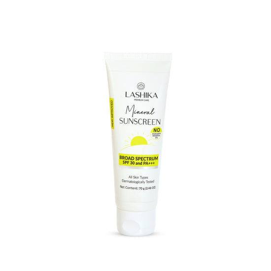 Lashika Mineral Sunscreen SPF 30 PA+++ - 70gm