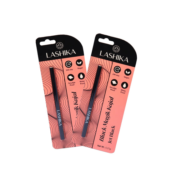 Lashika Black Magik Kajal-Pack of 2