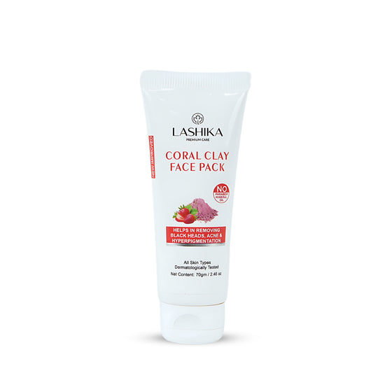 Lashika Coral Clay Face Pack - 70gm